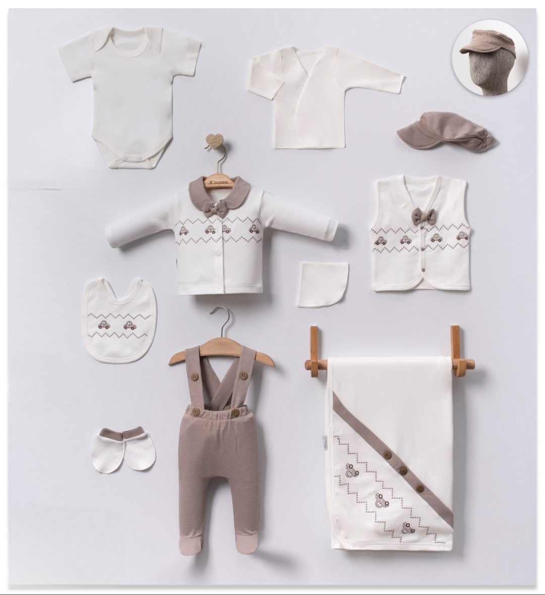Сет за новороденче 100 % памук