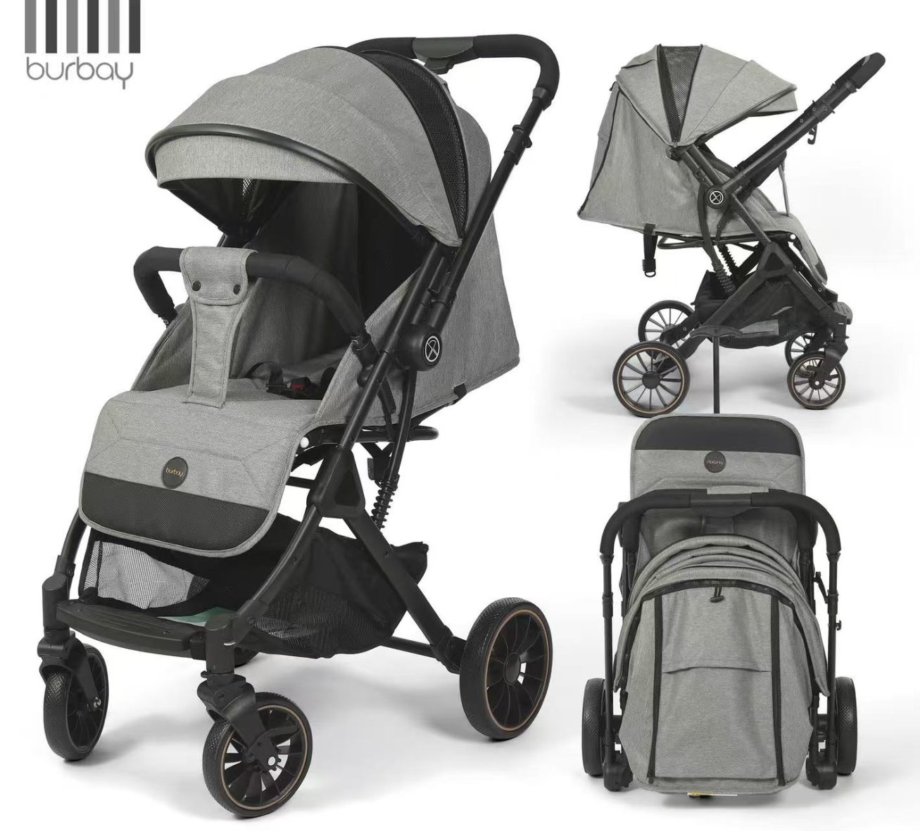 Количка BURBAY Mila Grey C3