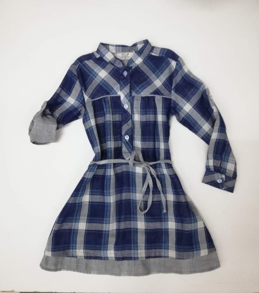 💙 Детска кошула – фустан Тиролка стил