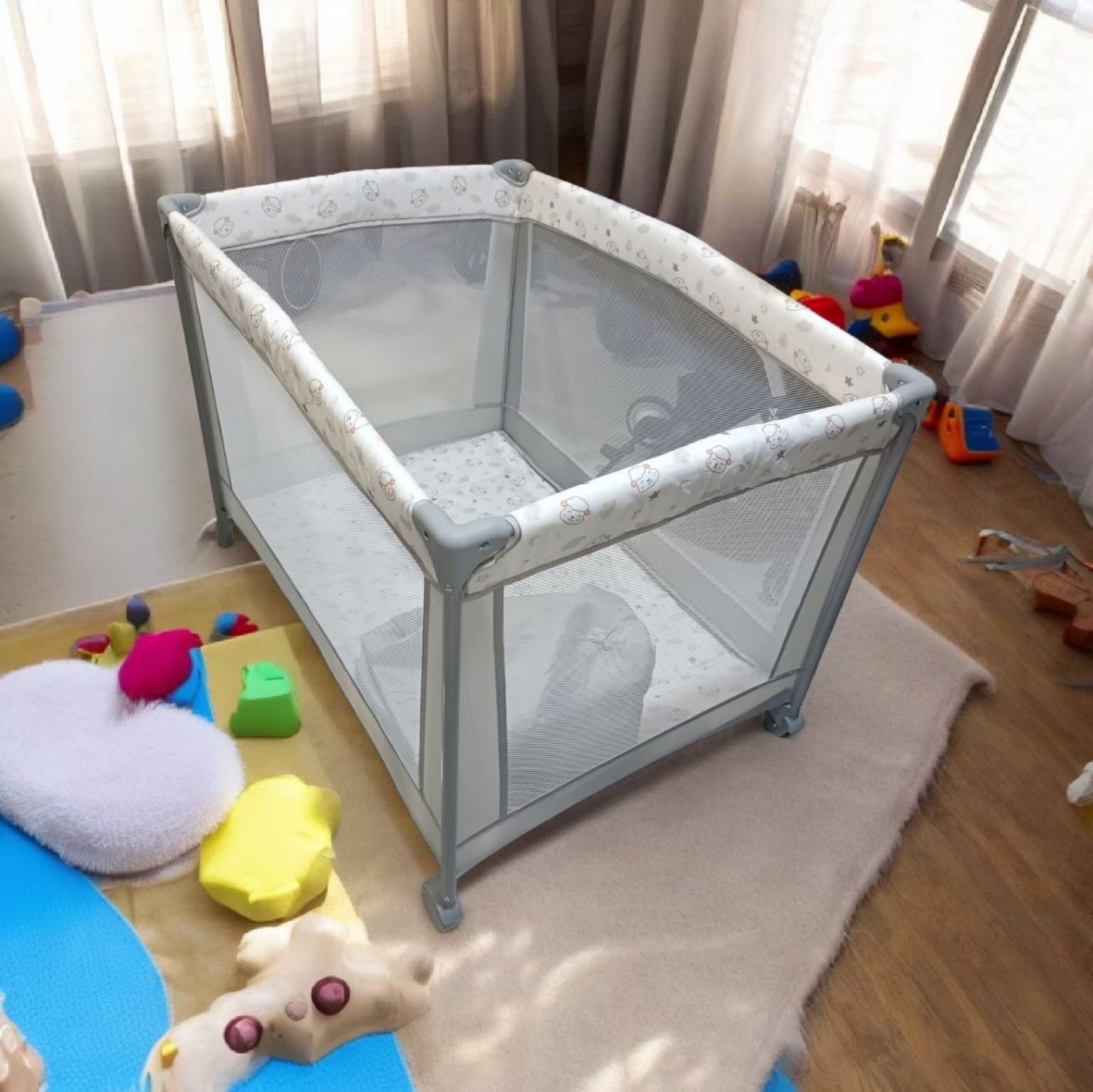 Игрална SafePlay Baby Grey