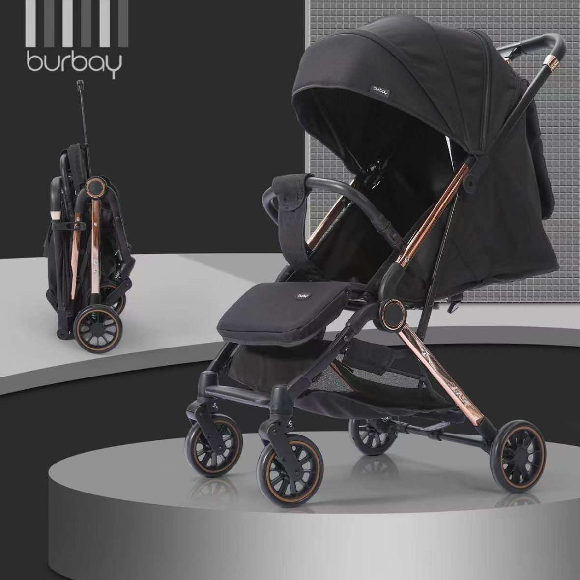 Количка BURBAY Urban X5UP Black