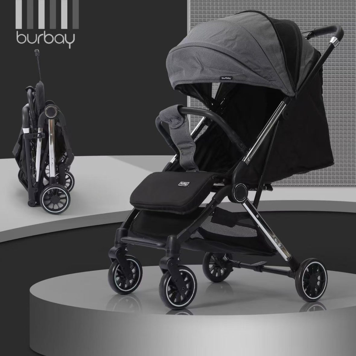 Количка BURBAY Urban X5UP Grey