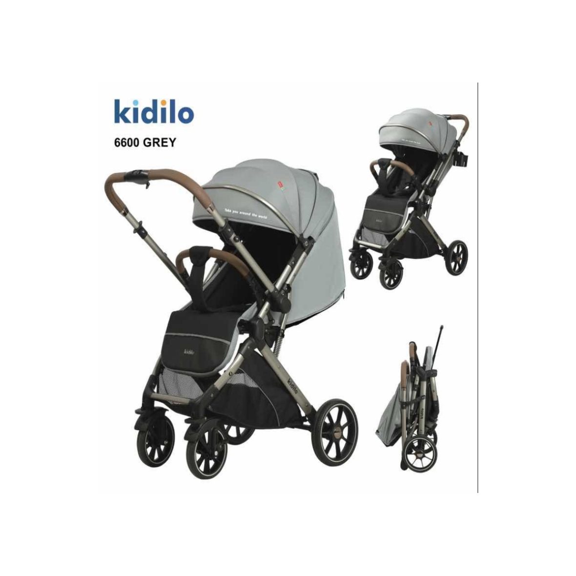 Количка Kidilo 6600 – Grey