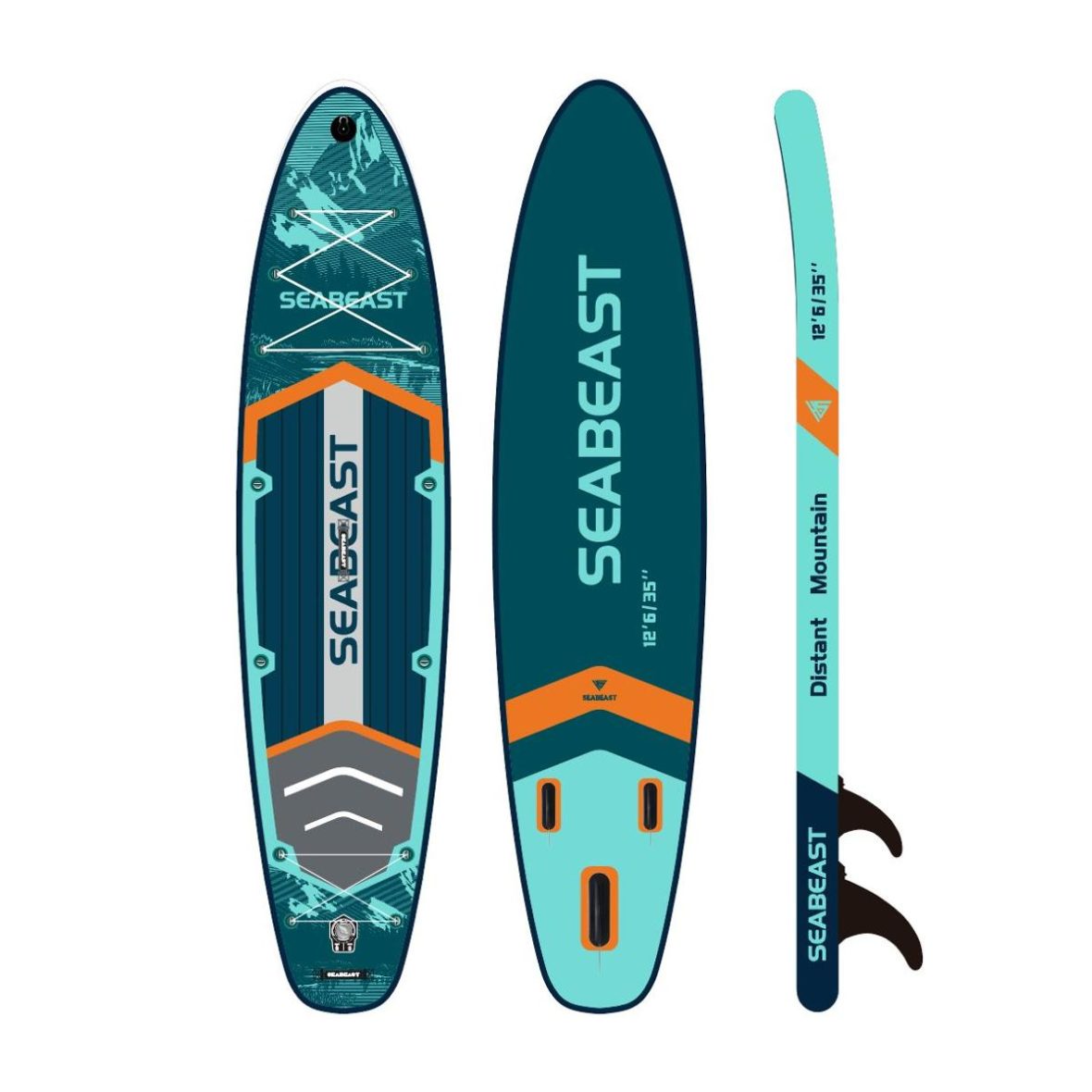 🌊 SUP даска SEABEAST 385*89*15cm– комплетен сет за авантура на вода!